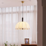 Blossom Fabric Swag Pendant Light