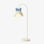 Bow Trim Petal Shade Floor Lamp