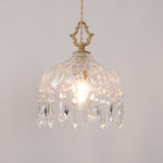 Bowl Shade Pendant Lamp – Copper & Glass Retro