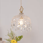 Bowl Shade Pendant Lamp – Copper & Glass Retro