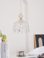 Bowl Shade Pendant Lamp – Copper & Glass Retro