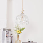 Bowl Shade Pendant Lamp – Copper & Glass Retro