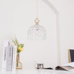 Bowl Shade Pendant Lamp – Copper & Glass Retro
