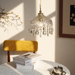 Bowl Shade Pendant Lamp – Copper & Glass Retro
