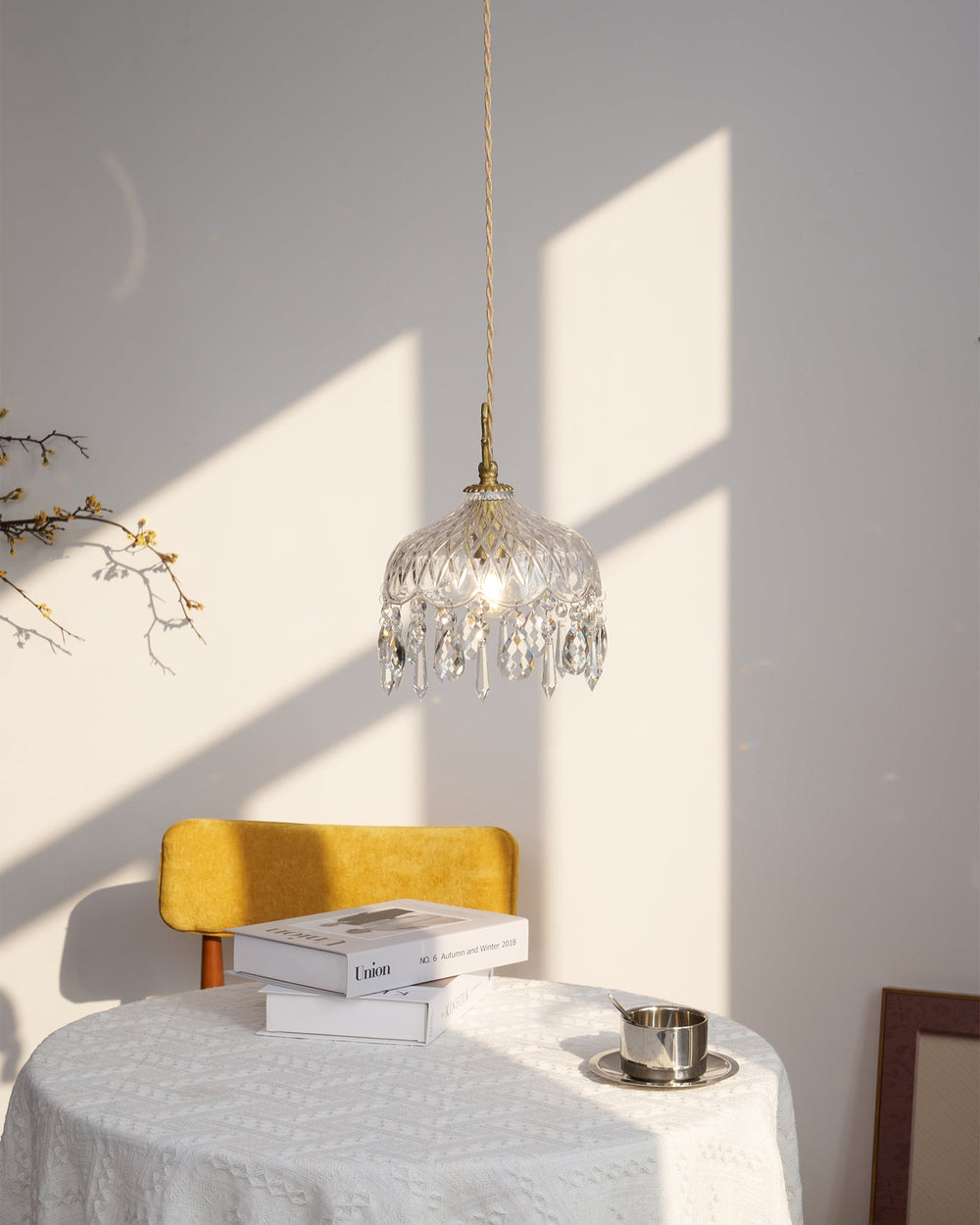 Bowl Shade Pendant Lamp – Copper & Glass Retro