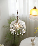 Bowl Shade Pendant Lamp – Copper & Glass Retro