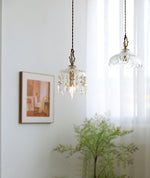 Bowl Shade Pendant Lamp – Copper & Glass Retro