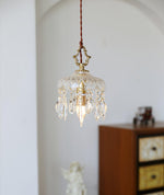 Bowl Shade Pendant Lamp – Copper & Glass Retro