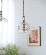 Bowl Shade Pendant Lamp – Copper & Glass Retro