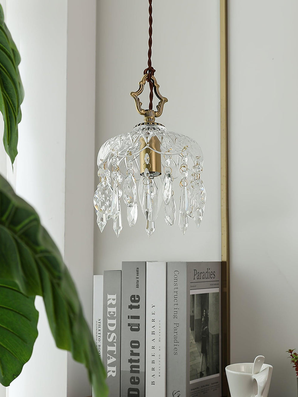 Bowl Shade Pendant Lamp – Copper & Glass Retro