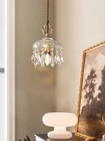 Bowl Shade Pendant Lamp – Copper & Glass Retro