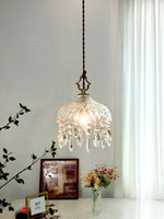 Bowl Shade Pendant Lamp – Copper & Glass Retro