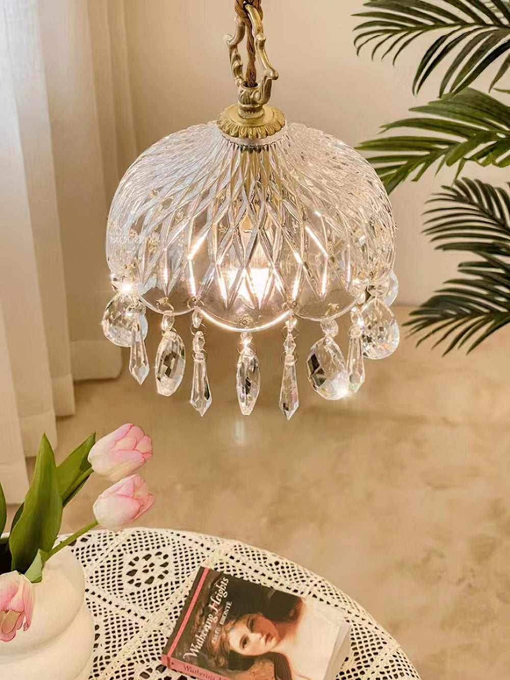 Bowl Shade Pendant Lamp – Copper & Glass Retro