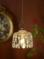 Bowl Shade Pendant Lamp – Copper & Glass Retro
