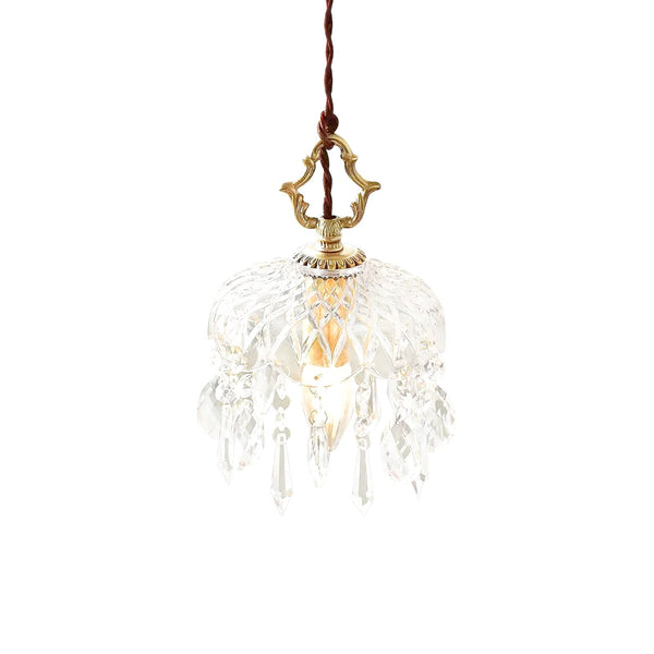 Bowl Shade Pendant Lamp – Copper & Glass Retro