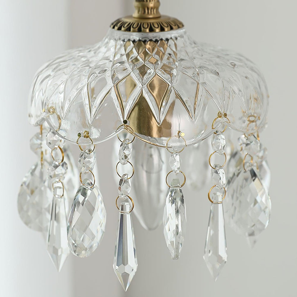 Bowl Shade Pendant Lamp – Copper & Glass Retro