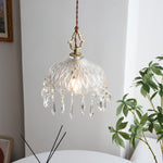 Bowl Shade Pendant Lamp – Copper & Glass Retro