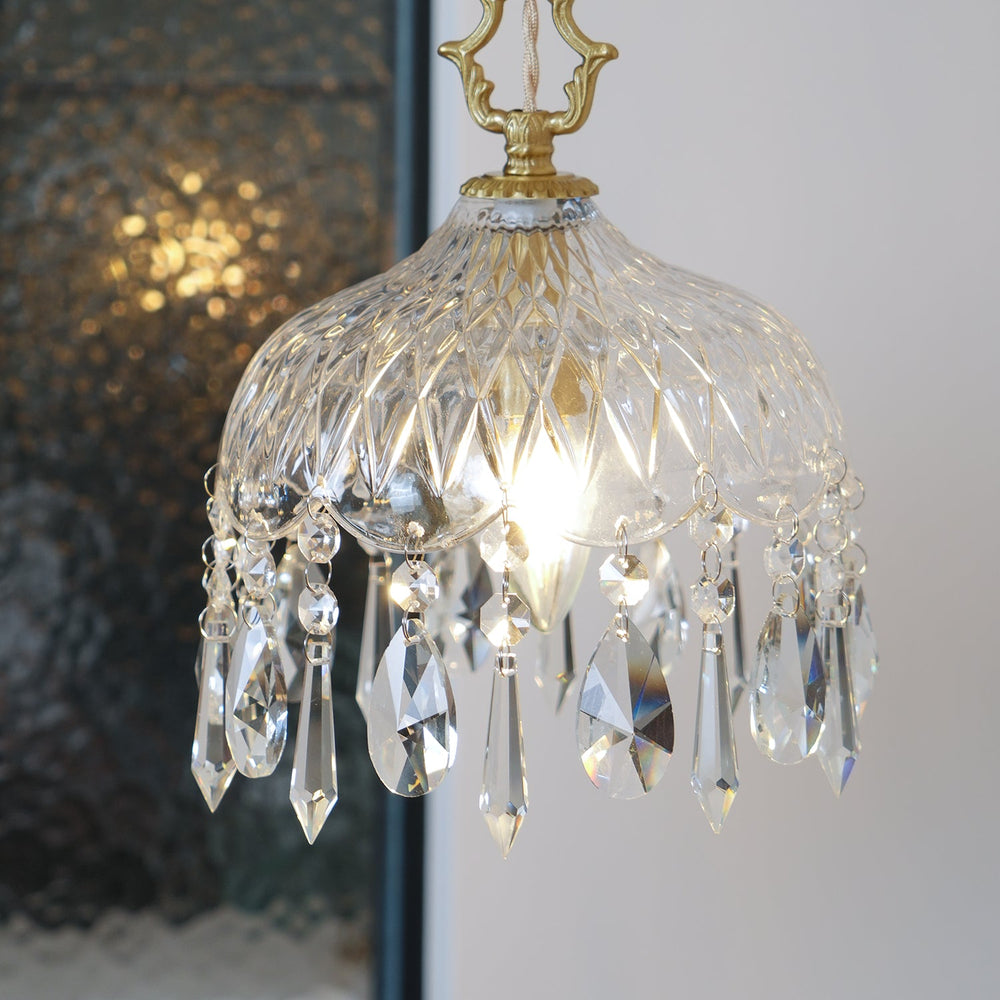 Bowl Shade Pendant Lamp – Copper & Glass Retro