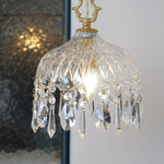 Bowl Shade Pendant Lamp – Copper & Glass Retro