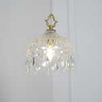 Bowl Shade Pendant Lamp – Copper & Glass Retro