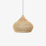 Braided Rattan Pendant Lamp