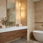 Orbit Brass Glass Drop Chandelier – Hand-Blown Multi-Head