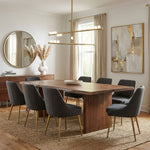 Orbit Brass Glass Drop Chandelier – Hand-Blown Multi-Head