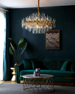 Vintage Antique Brass Chandelier