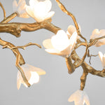 Brass Flower Branch Ceiling Lamp