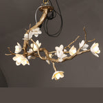 Brass Flower Branch Ceiling Lamp
