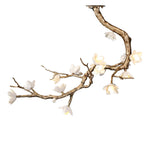 Brass Flower Branch Ceiling Lamp