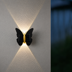 Butterfly Solar Outdoor Wall Light