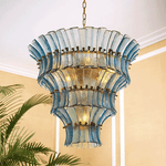 Calyra Tiered Glass Chandelier