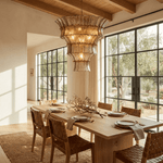Calyra Tiered Glass Chandelier