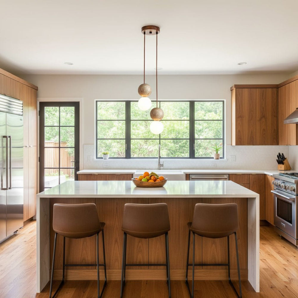 Camille Travertine Pendant Light