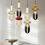 Candied Glass Combo Pendant Light