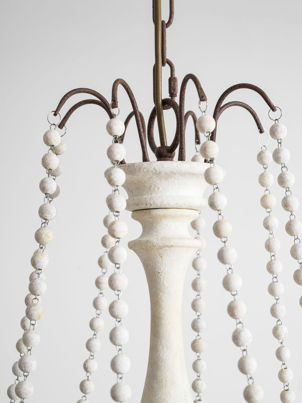 Candle Style Beaded Chandelier