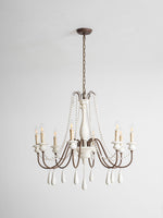 Candle Style Beaded Chandelier