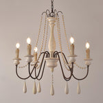 Candle Style Beaded Chandelier