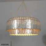 Capiz Aurelia Chandelier