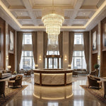Cascada Spiral Clear Chandelier