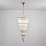 Cascada Spiral Clear Chandelier