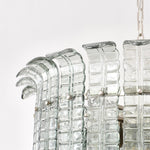 Cascade Glass Green Chandelier