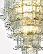 Cascade Glass Green Chandelier