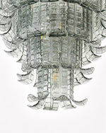 Cascade Glass Green Chandelier