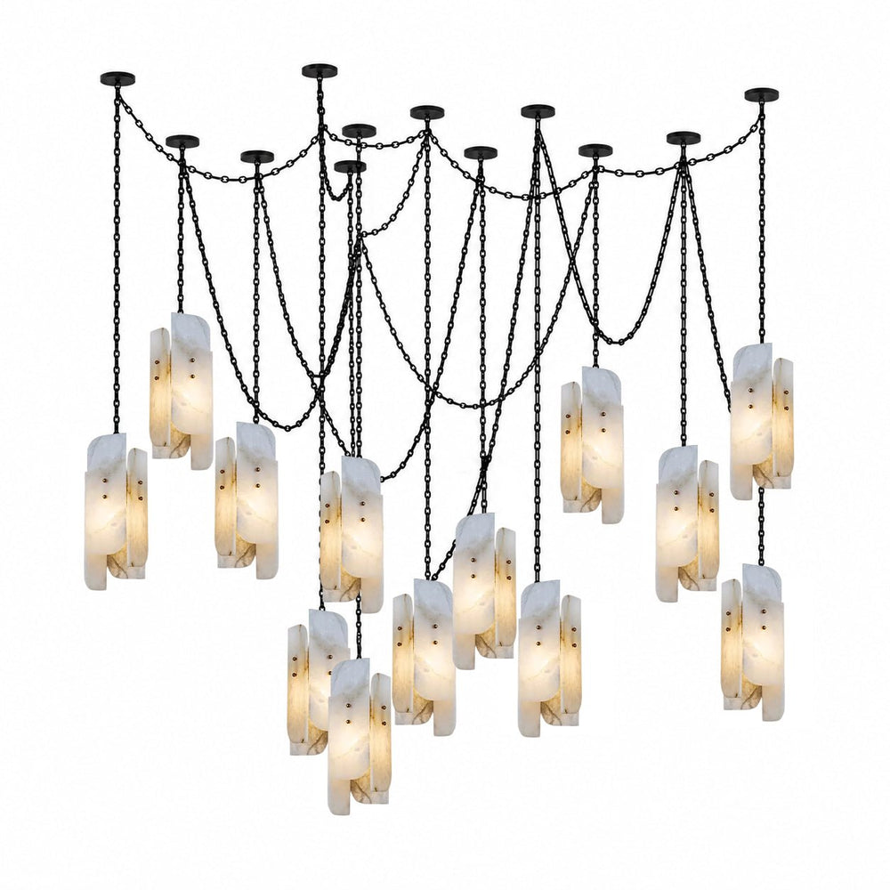 Cascading Chain Cluster Chandelier