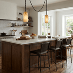 Cascading Chain Capsule Chandelier