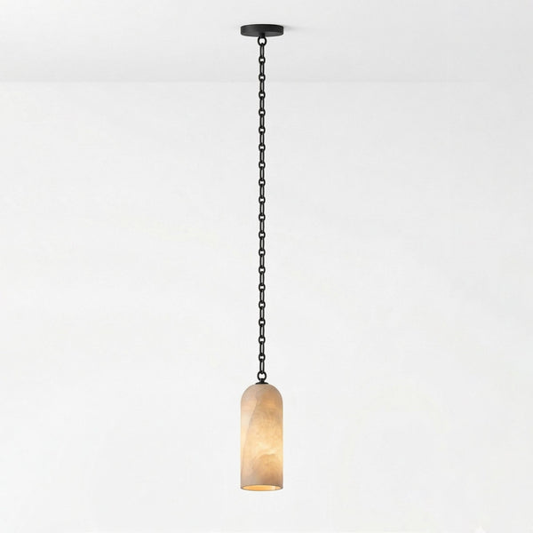 Cascading Chain Capsule Chandelier