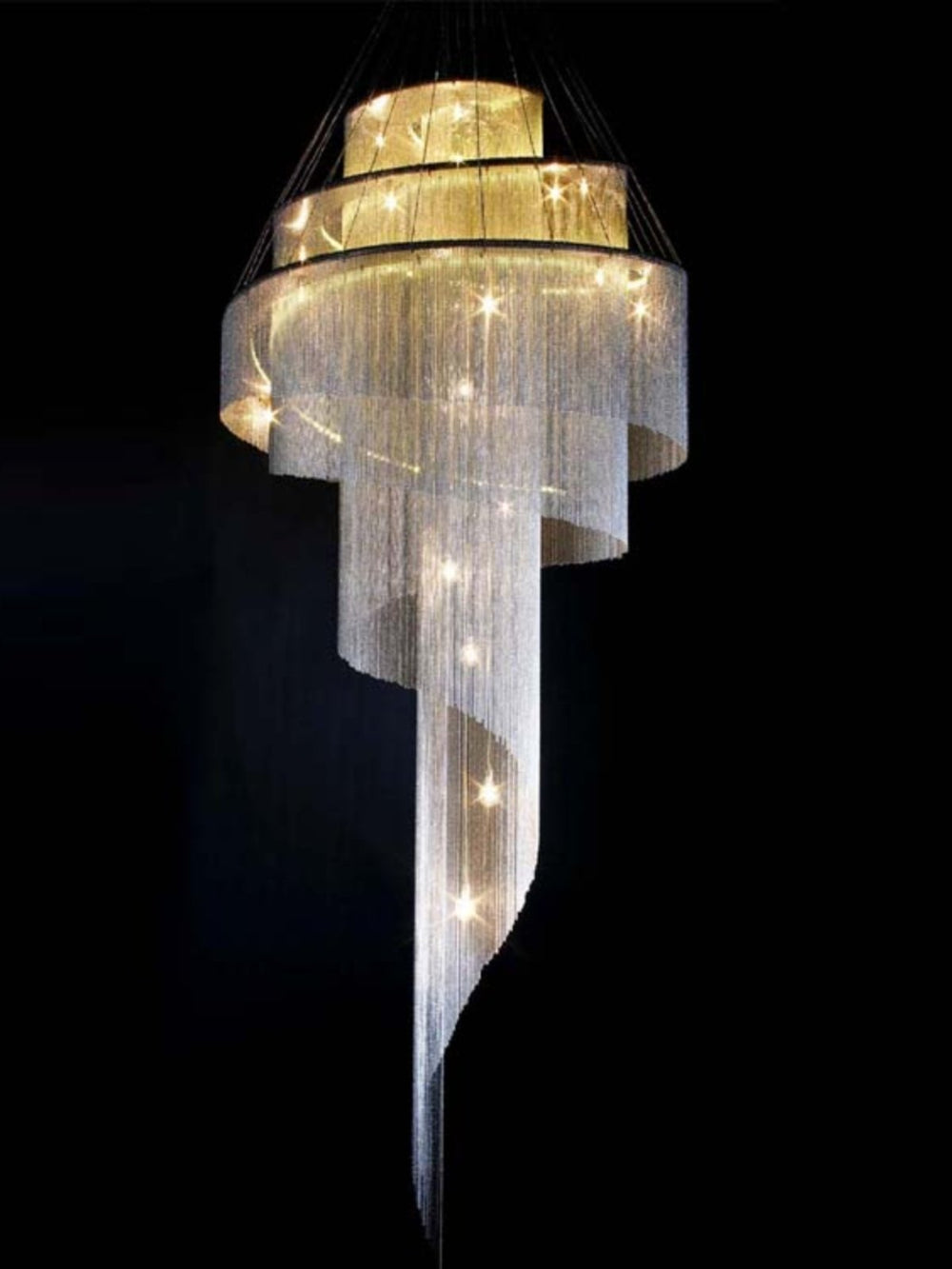 Celestial Twist Chandelier