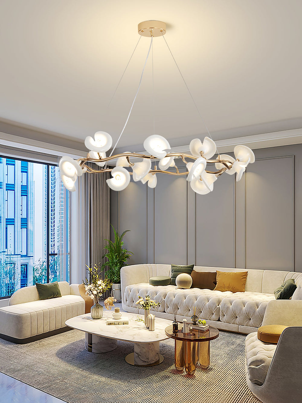Cerisium Blossom Chandelier